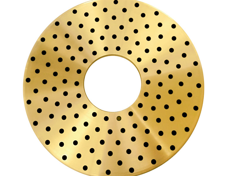 Self-lubricating bronze bushing